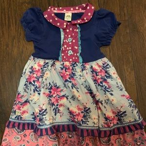 Girls Fall Wild Flowers dress